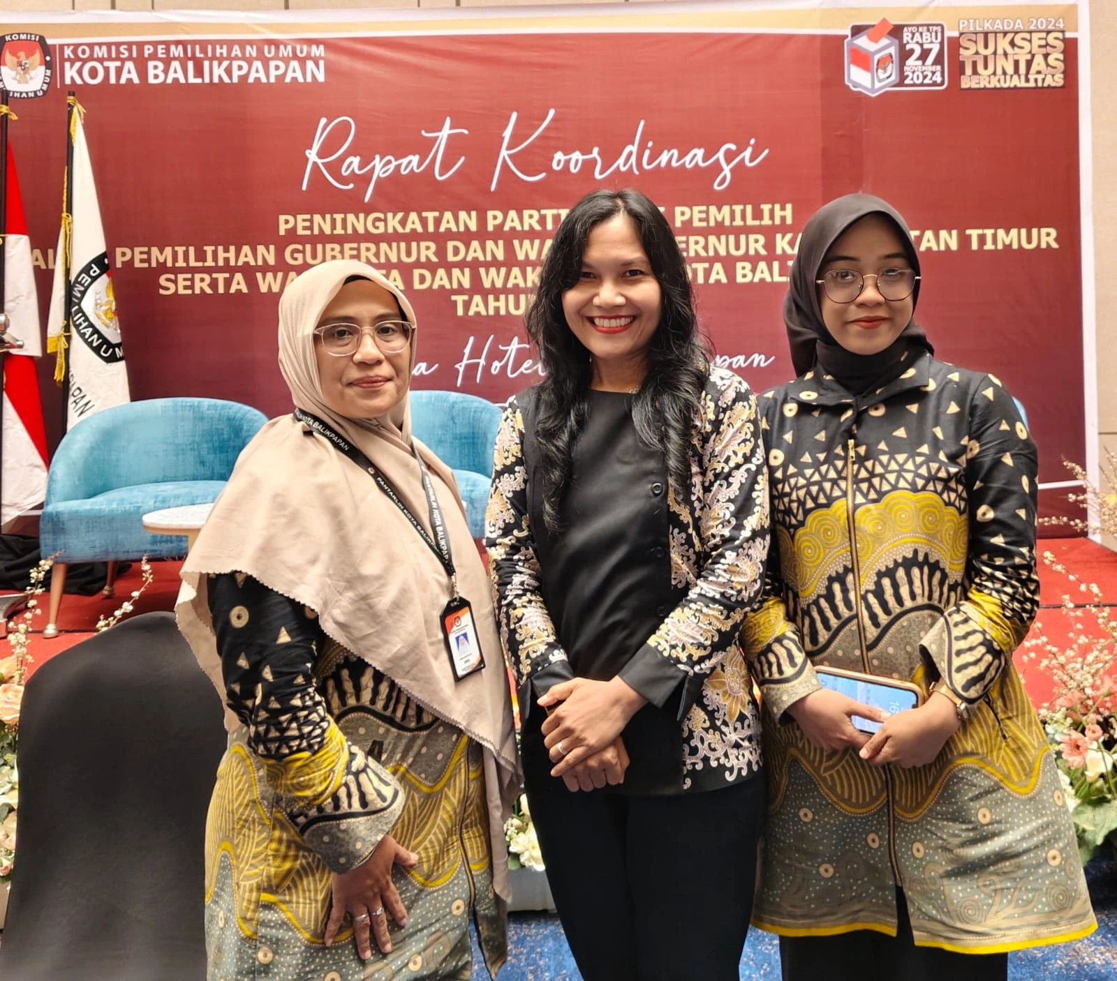 Rapat Koordinasi Peningkatan Partisipasi Pemilih dalam Pemilihan Gubernur dan Wakil Gubernur Kalimamtan Timur serta Walikota dan Wakil Walikota Balikpapan Tahun 2024 Rapat Koordinasi Peningkatan Partisipasi Pemilih dalam Pemilihan Gubernur dan Wakil Gubernur Kalimamtan Timur serta Walikota dan Wakil Walikota Balikpapan Tahun 2024