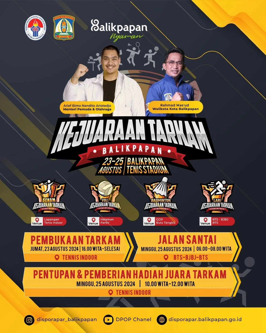 Ayo ikuti Kegiatan Kejuaraan Antar Kampung (Tarkam) Kota Balikpapan Tahun 2024 Ayo ikuti Kegiatan Kejuaraan Antar Kampung (Tarkam) Kota Balikpapan Tahun 2024