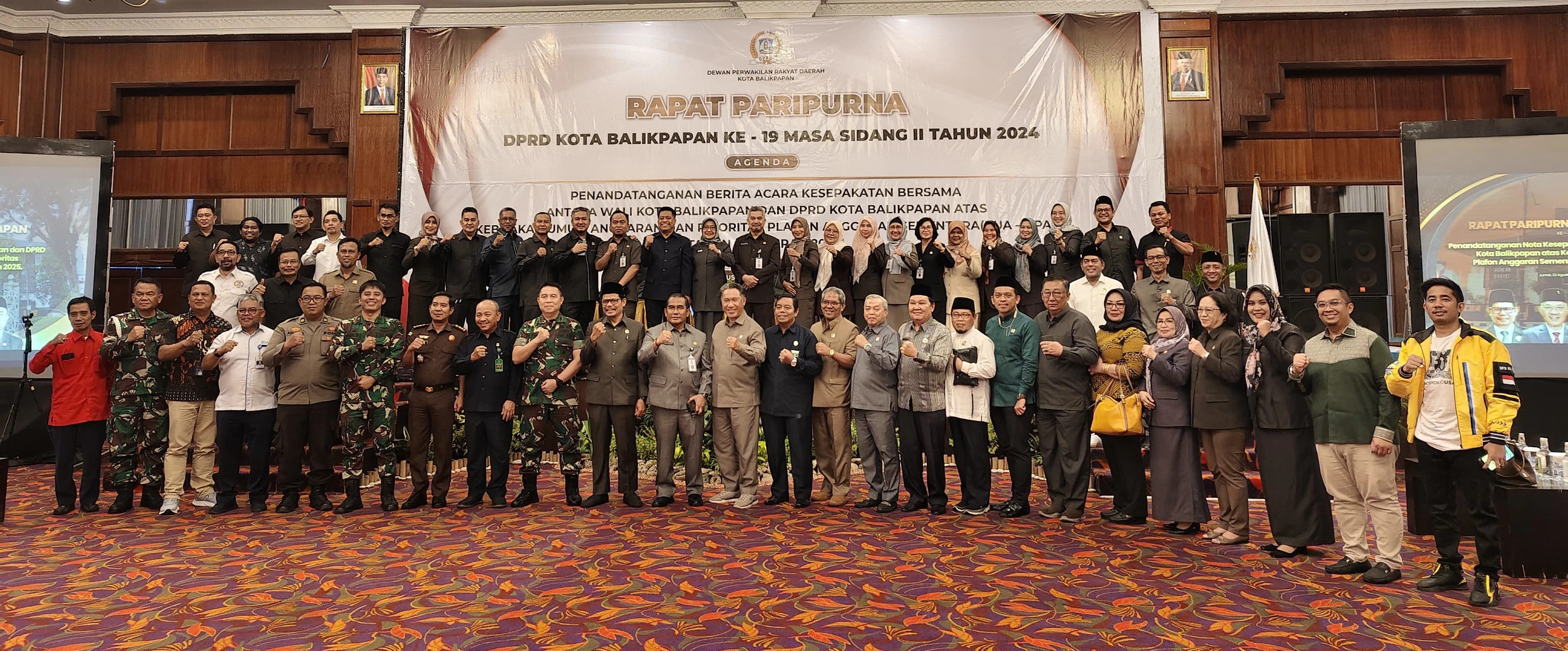 Rapat Paripurna DPRD Kota Balikpapan ke-19 Masa Sidang II Tahun 2024