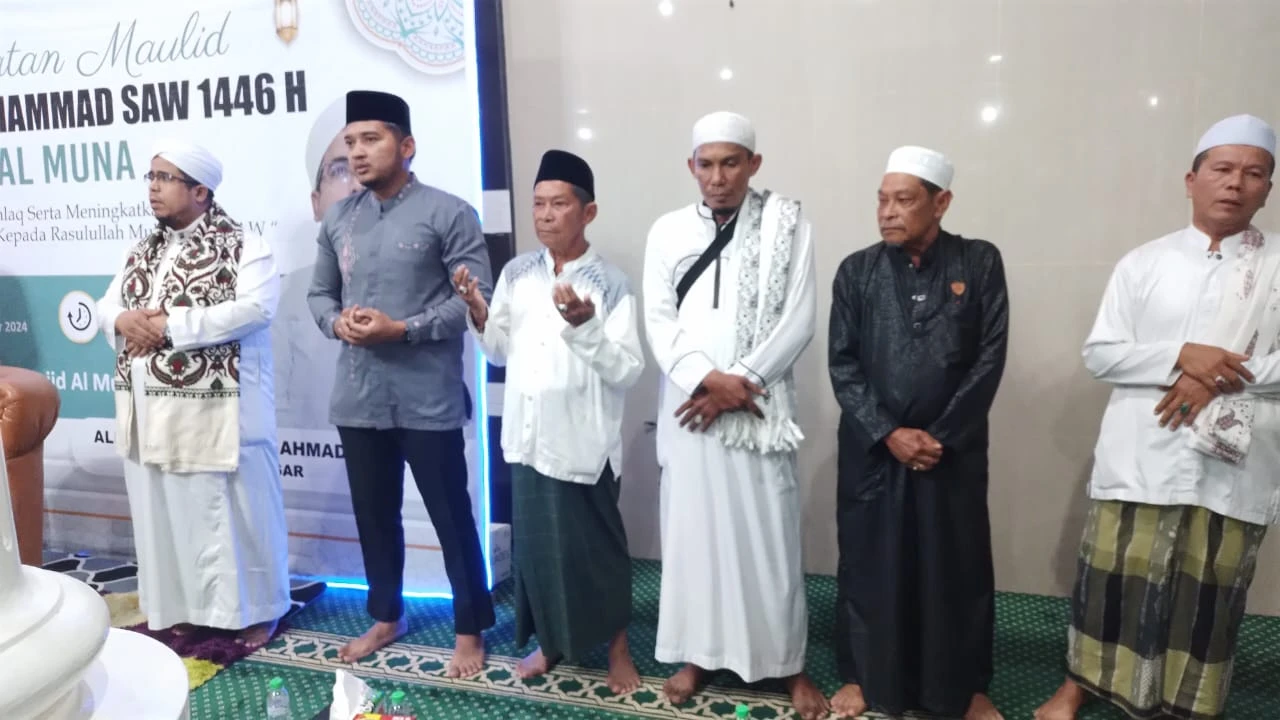 Peringatan Maulid Nabi Besar Muhammad SAW 1446 H di lingkungan Kelurahan Prapatan