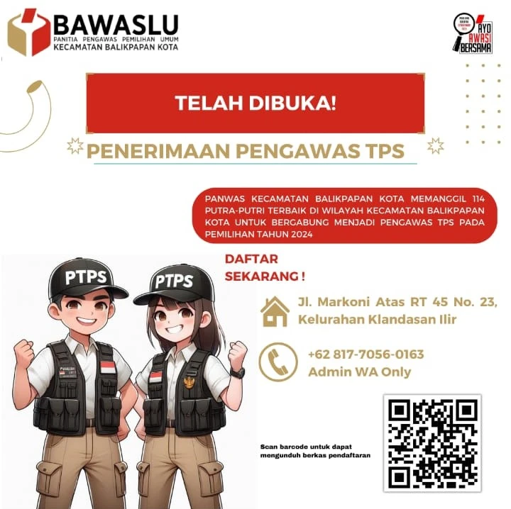 Penerimaan Pengawas TPS oleh Bawaslu