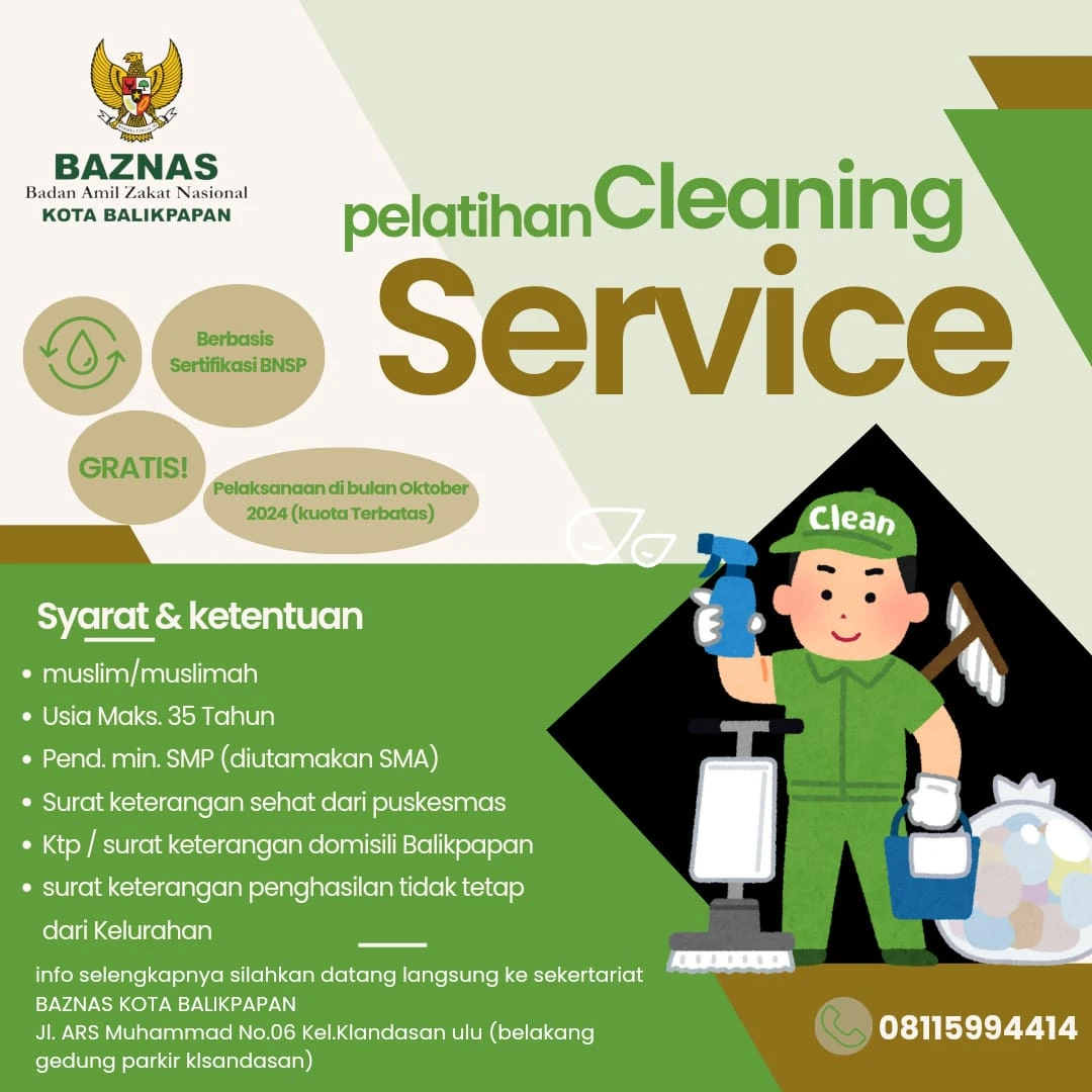 Pelatihan Cleaning Service