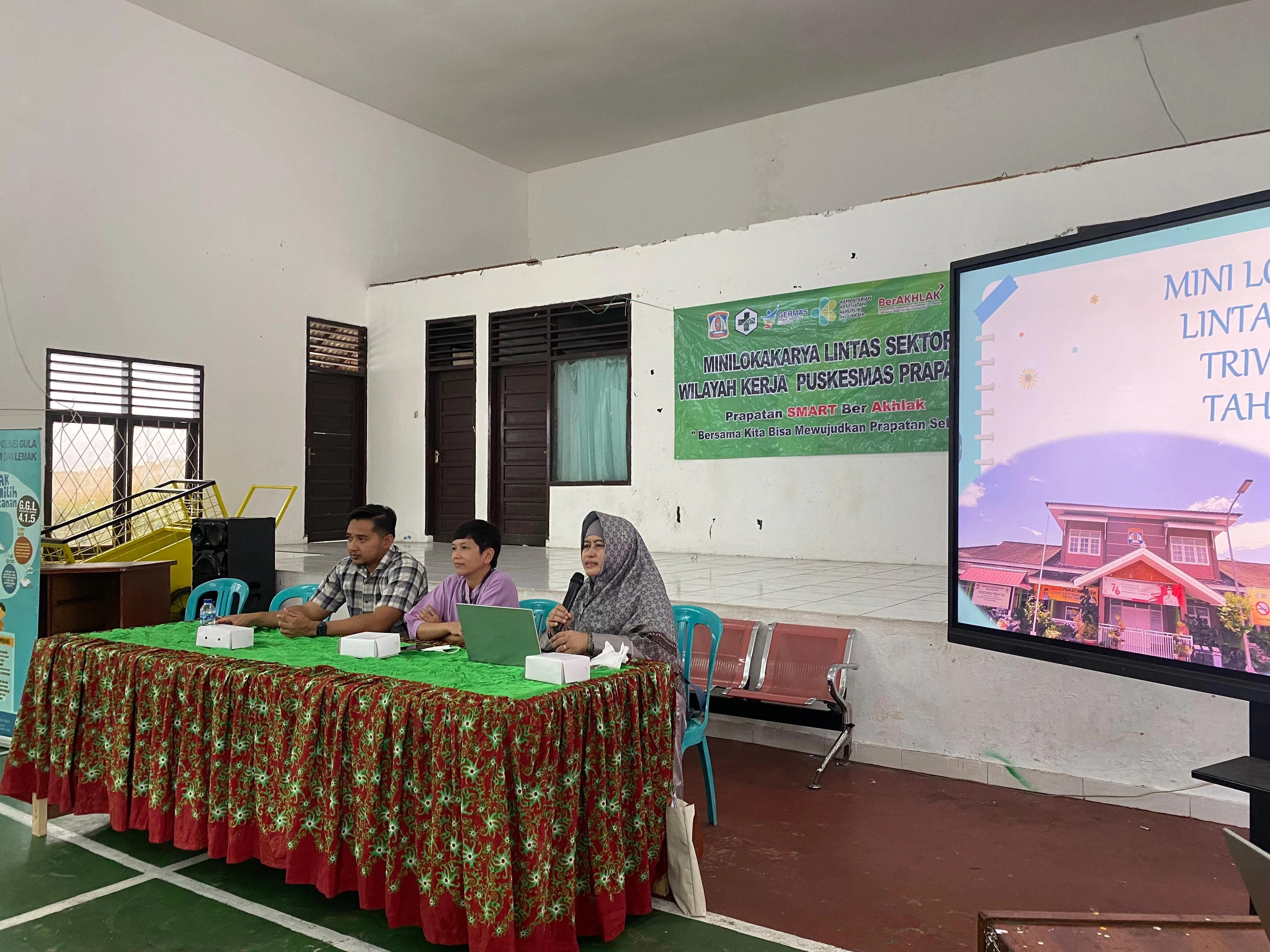 Rapat Koordinasi Minilokakarya Lintas Sektor Pelayanan Kesehatan Kelurahan Prapatan